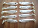 10 stuks kunstaas shads / roofvis shads / dropshot shads, Watersport en Boten, Hengelsport | Roofvissen, Ophalen of Verzenden