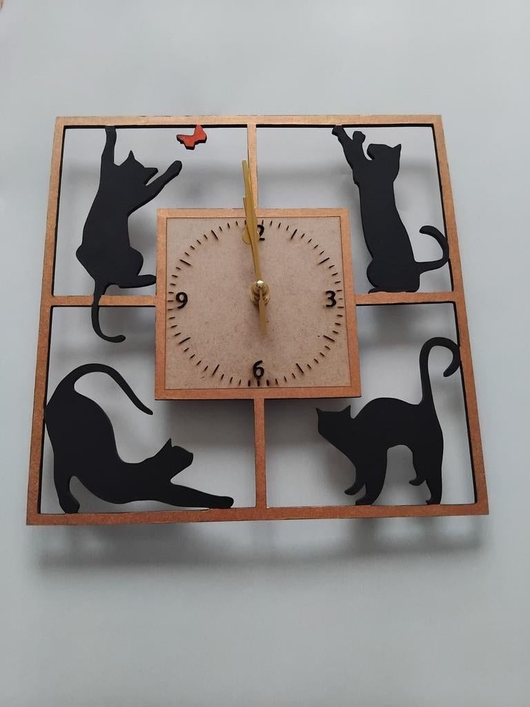 Handgemaakte klok, Huis en Inrichting, Woonaccessoires | Klokken, Ophalen of Verzenden, Nieuw, Wandklok