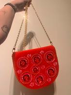 Gave tas met kralen paulie pocket NIEUW, Sieraden, Tassen en Uiterlijk, Ophalen of Verzenden, Nieuw, Rood, Avondtasje