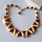 Oude retro vintage ketting  kunststof, Sieraden, Tassen en Uiterlijk, Antieke sieraden, Verzenden, Overige materialen, Ketting