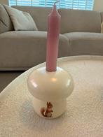 Nieuw HEMA crème paddenstoel kaarsenhouder met eekhoorn 1, Overige materialen, Nieuw, Ophalen of Verzenden, Crème