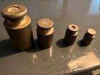 4 koperen gewichten, Ophalen of Verzenden, Koper