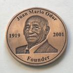 2001. Juan Mario Odor oprichter muntmuseum Aruba, Verzenden, Overige materialen