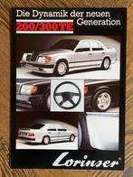 Zeldzame folder Mercedes-Benz 200/300 TE W124 Lorinser 1987, Zo goed als nieuw, Mercedes-Benz, Mercedes, Ophalen of Verzenden