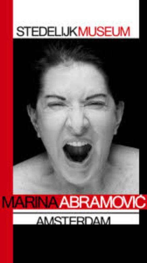 3 students tickets (surcharge) for Marina Abramovic at Stede, Tickets en Kaartjes, Musea, Drie personen of meer, Ticket of Toegangskaart