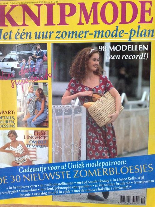 Knipmode kledingpatronen april 1993 , zomermode, Hobby en Vrije tijd, Kledingpatronen, Zo goed als nieuw, Vrouw, Knipmode, Verzenden