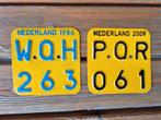 Verzekeringsplaatjes Brommer 1986 en 2009, €8,- per stuk, Fietsen en Brommers, Brommers | Toebehoren, Ophalen of Verzenden, Gebruikt