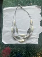 1 tijgeroog, 1 schelpen kralen collier 1 boze oog armband, Ophalen of Verzenden, Blauw, Overige materialen