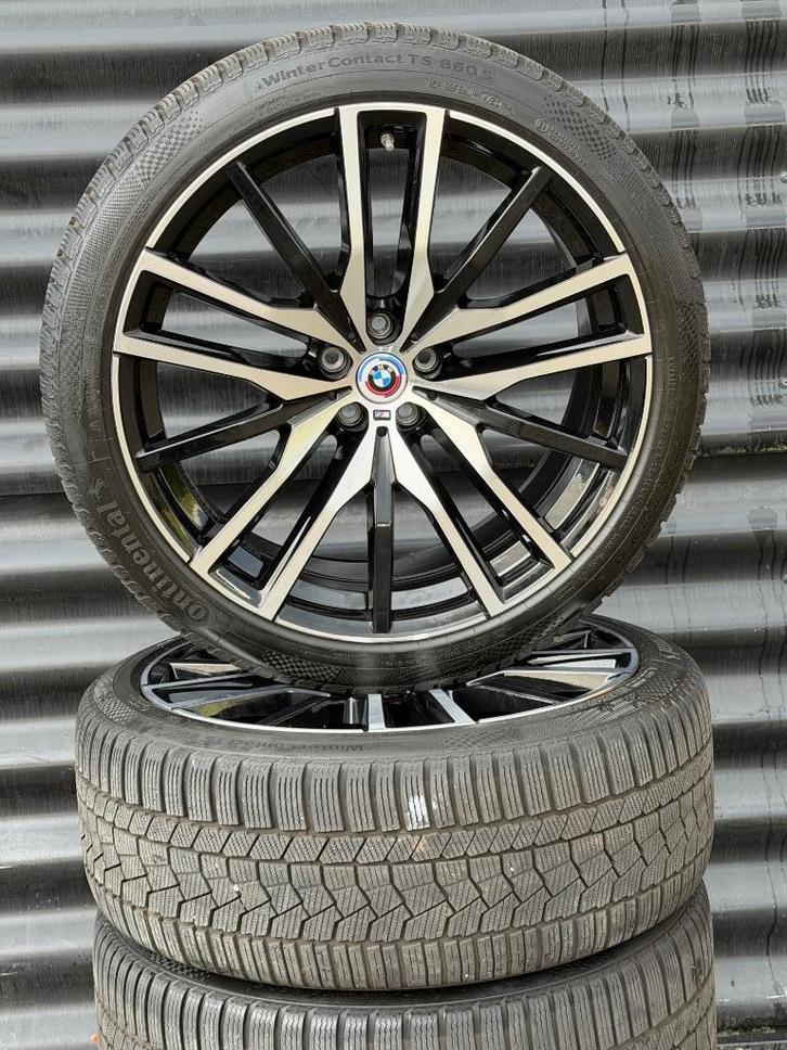 22” Orig Bmw Styl 742M G05 X5 X6 G06 velgen Winterbanden, Auto-onderdelen, Banden en Velgen, Band(en), Winterbanden, Overige maten