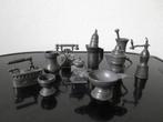 11 mooie verschillende beeldjes uit tin circa 5 cm, Ophalen of Verzenden
