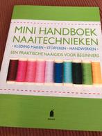 Mini handboek naaitechnieken, nieuw, Hobby en Vrije tijd, Ophalen of Verzenden, Nieuw