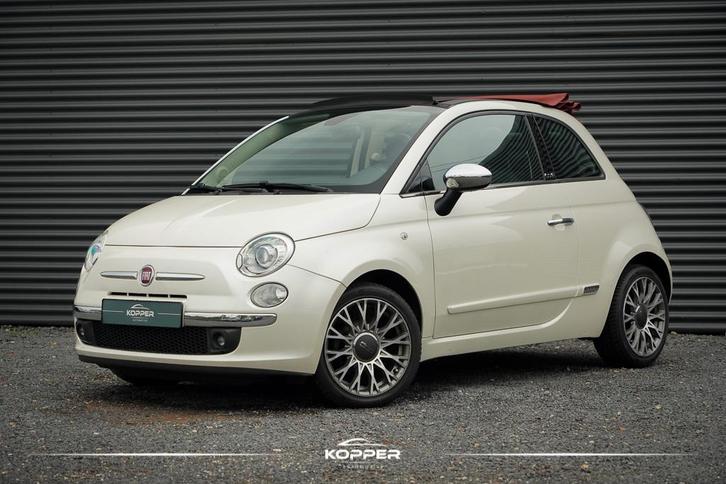 Fiat 500 C 1.2 Rock / Aut / Leder / Parelmoer / Cabriolet, Auto's, Fiat, Bedrijf, Te koop, 500C, ABS, Airbags, Airconditioning