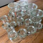 Weck potten 20 x, Ophalen, Zo goed als nieuw, Glas, Pot, Bus of Blik