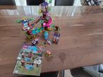 Lego Friends Jungle Reddingsbasis 41424, Ophalen of Verzenden, Zo goed als nieuw, Complete set, Lego