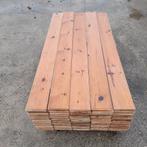 Massief grenen vloer 36m2 vloerdelen 2,1cm dik 19cm breed, Ophalen, Gebruikt, Vloerdelen of -planken, 10 tot 30 cm