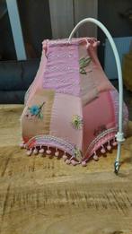Vintage Roze Lampenkap, Gebruikt, Vintage, Ophalen of Verzenden, Stof