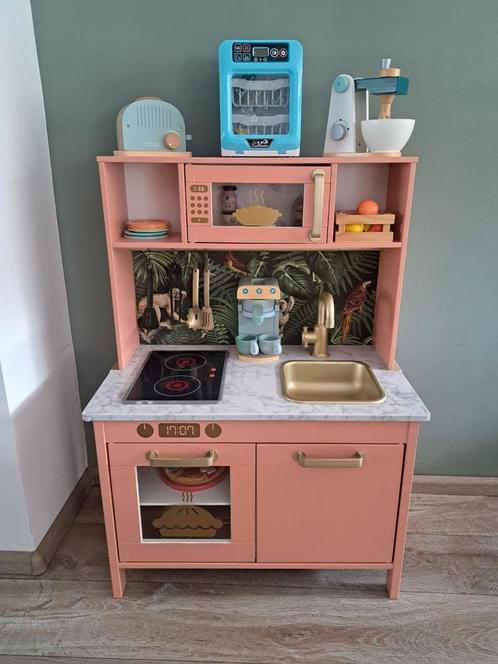 Complete gepimpte speelkeuken incl little dutch accessoires, Kinderen en Baby's, Speelgoed | Speelkeukens, Zo goed als nieuw, Hout