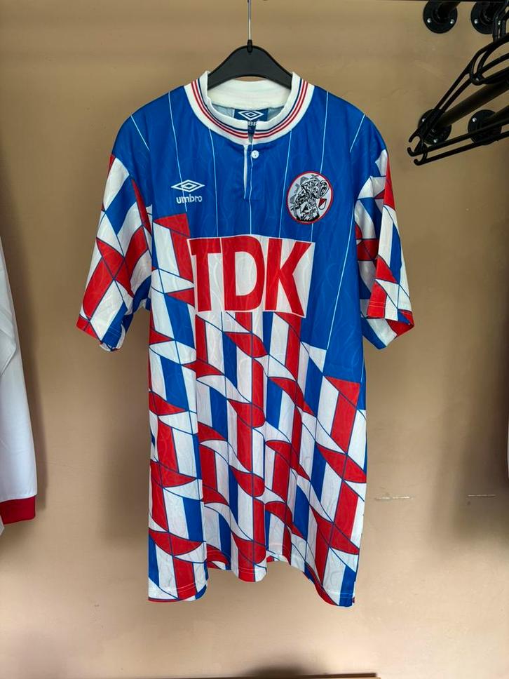 Replica shirt ajax jaren 90 tdk umbro, Sport en Fitness, Voetbal, Zo goed als nieuw, Shirt, Maat XL, Ophalen of Verzenden