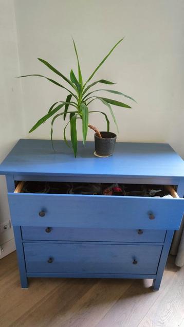Hemnes Ladekast 3 Lades blue beschikbaar voor biedingen