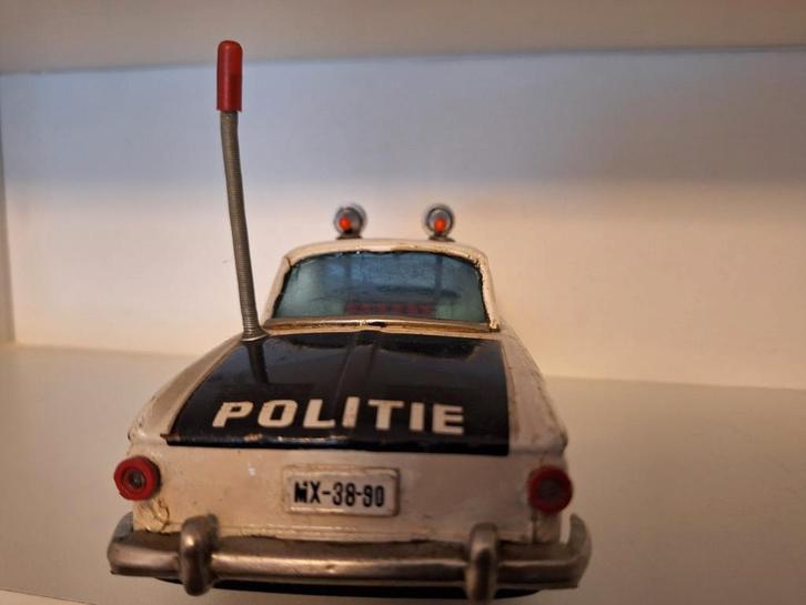 Antieke HEMA Blikken Politie Auto 1960, Verzamelen, Speelgoed, Gebruikt, Ophalen of Verzenden