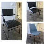 Eetkamerstoelen, Huis en Inrichting, Stoelen, Ophalen, Gebruikt, Grijs, Drie