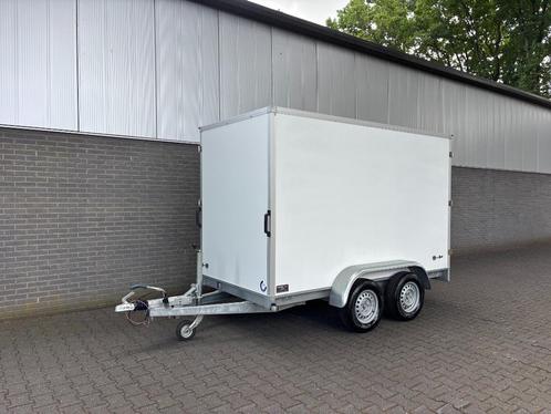 Hapert Sapphire L-2 gesloten met gladde wanden + zijdeur!, Auto diversen, Aanhangers en Bagagewagens, Gebruikt, Ophalen of Verzenden