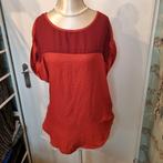 Dames top maat L, Ophalen of Verzenden, Zo goed als nieuw, Korte mouw, Rood