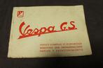 Vespa GS bedienungs anleitung 1960 ?? emploi et entretien, Motoren, Handleidingen en Instructieboekjes, Ophalen of Verzenden, Overige merken