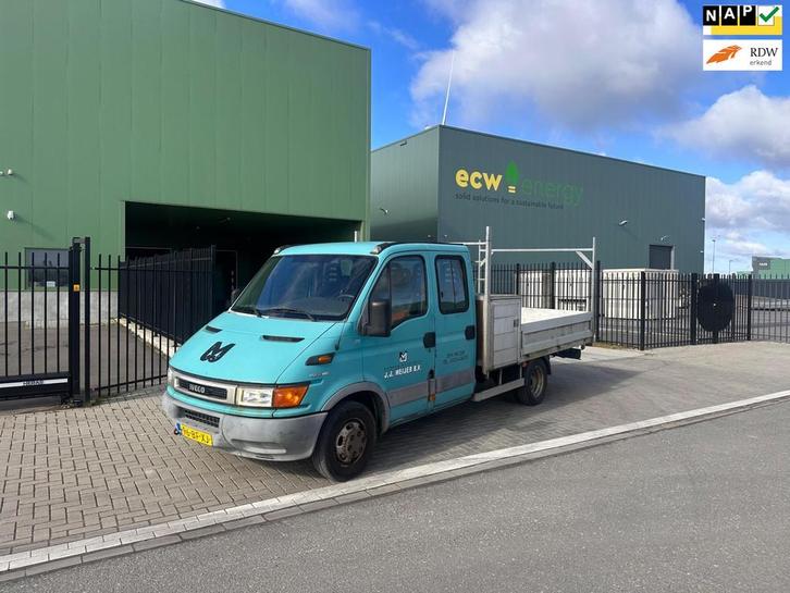 Iveco Daily 40C12 375 Dubbel Cabine.Pick Up.Pick Up, Auto's, Bestelauto's, Bedrijf, Te koop, ABS, Startonderbreker, Iveco, Diesel