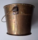Koperen emmer, 14 cm hoog, Ophalen of Verzenden, Koper