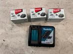Nieuwe Makita Accu set 3x 6.0Ah + Lader, Ophalen of Verzenden, Nieuw