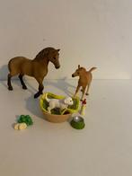 Schleich setje, Ophalen of Verzenden, Zo goed als nieuw, Paard, Beeldje of Figuurtje