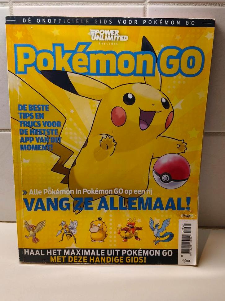 Pokémon GO Gids - Power Unlimited, Hobby en Vrije tijd, Verzamelkaartspellen | Pokémon, Zo goed als nieuw, Overige typen, Ophalen of Verzenden