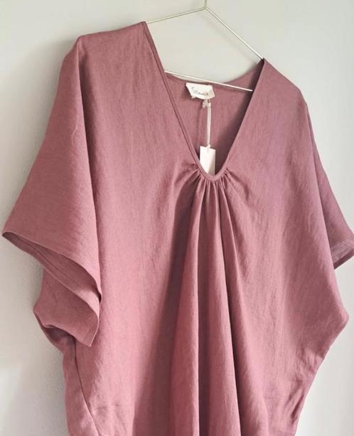 Ssaar label linnen kaftan met ceintuur L, Kleding | Dames, Jurken, Nieuw, Maat 42/44 (L), Overige kleuren, Onder de knie, Ophalen of Verzenden