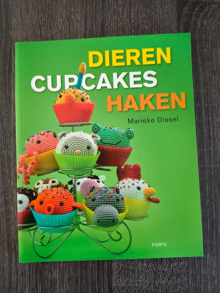 Dierencupcakes Haken - Marieke Dissel (Gesigneerd mogelijk), Boeken, Hobby en Vrije tijd, Nieuw, Breien en Haken, Ophalen of Verzenden