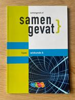Samengevat Wiskunde A HAVO - Zo goed als nieuw!, Ophalen of Verzenden, Zo goed als nieuw, HAVO, Wiskunde A