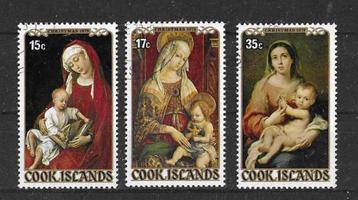 Cookeilanden Michel 581-583 gestempeld KERSTMIS beschikbaar voor biedingen