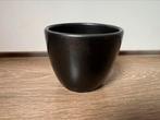 Klein mini bloempotje antraciet grijs, Rond, Ophalen of Verzenden, Zo goed als nieuw, Minder dan 25 cm