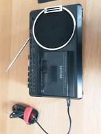 Vintage Philips Radio-Cassettespeler Type D 7182/60R, Ophalen of Verzenden, Gebruikt, Radio