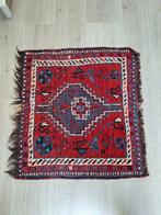 Vintage Rood perzisch kleed, Gebruikt, 50 tot 100 cm, Vierkant, Rood
