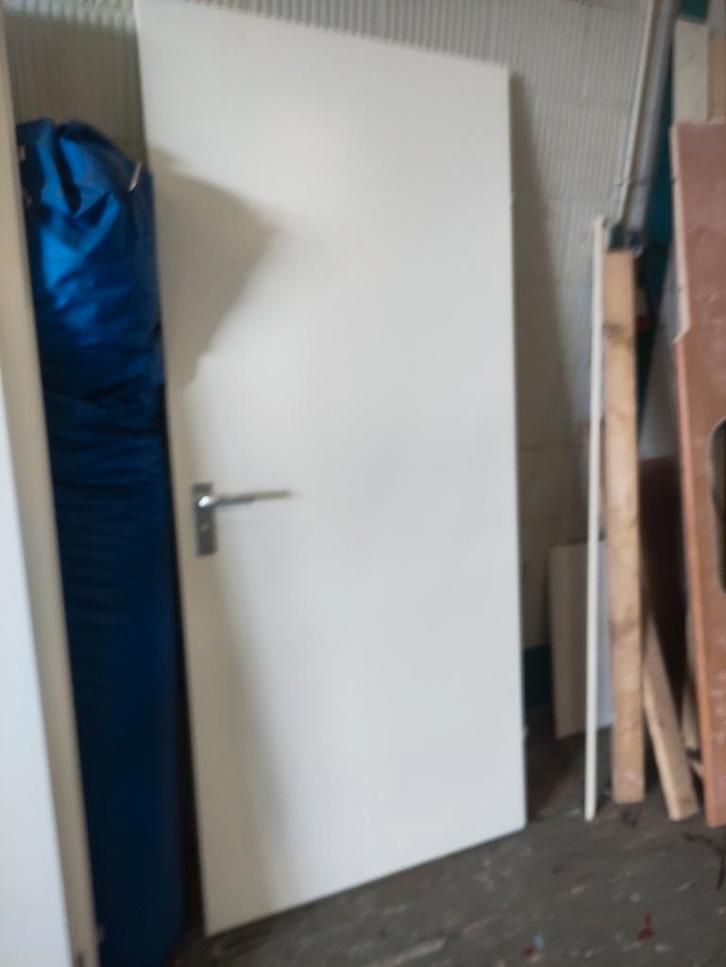 opdek deuren in knappe staat 93 x 211, Doe-het-zelf en Verbouw, Deuren en Horren, Gebruikt, Binnendeur, 200 tot 215 cm, Glas, Ophalen of Verzenden