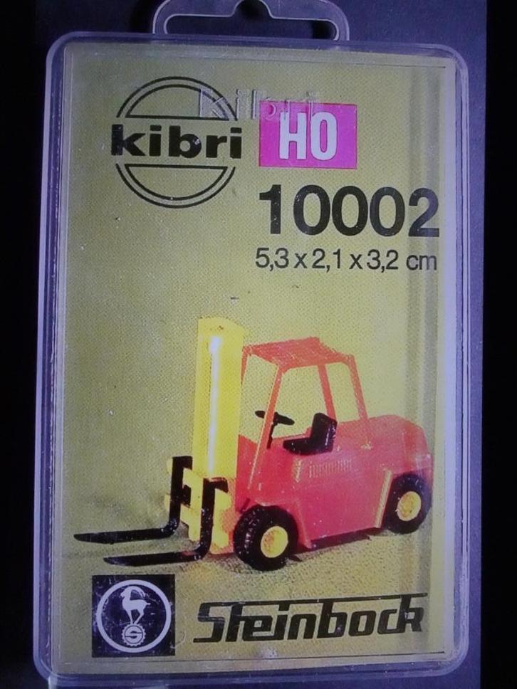 KIBRI 10002 Heftruck bouwpakket 3x nieuw in OVP, Hobby en Vrije tijd, Modeltreinen | H0, Nieuw, Overige typen, Gelijkstroom of Wisselstroom