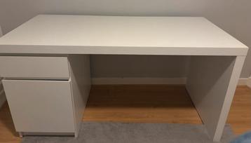 Ikea Malm Bureau - Wit 140x65 - afbeelding 2