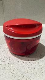Mini quick chef Tupperware rood snijmachientje, Huis en Inrichting, Keuken | Tupperware, Ophalen, Zo goed als nieuw