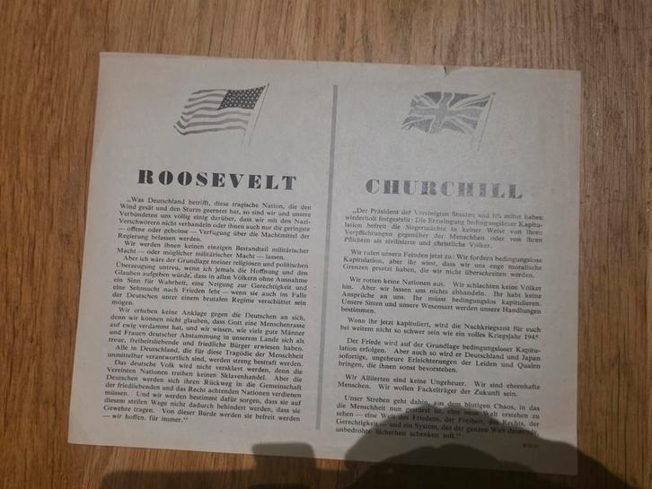 WOII Amerikaanse Propagandastrooibiljetten - 15 stuks, Verzamelen, Militaria | Tweede Wereldoorlog, Landmacht, Amerika, Ophalen of Verzenden