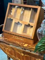 Vintage sigaren vitrine toonbank display, Ophalen, Tabaksdoos of Verpakking, Zo goed als nieuw, Nvt