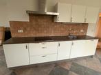 Rechte keuken, gebruikte staat teab, Huis en Inrichting, Keuken | Complete keukens, Ophalen, Gebruikt, Overige materialen, Wit