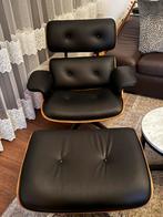 Vitra Eames Look Lounge Chair met Ottoman, Huis en Inrichting, Fauteuils, Ophalen of Verzenden, Zo goed als nieuw, Leer, 75 tot 100 cm