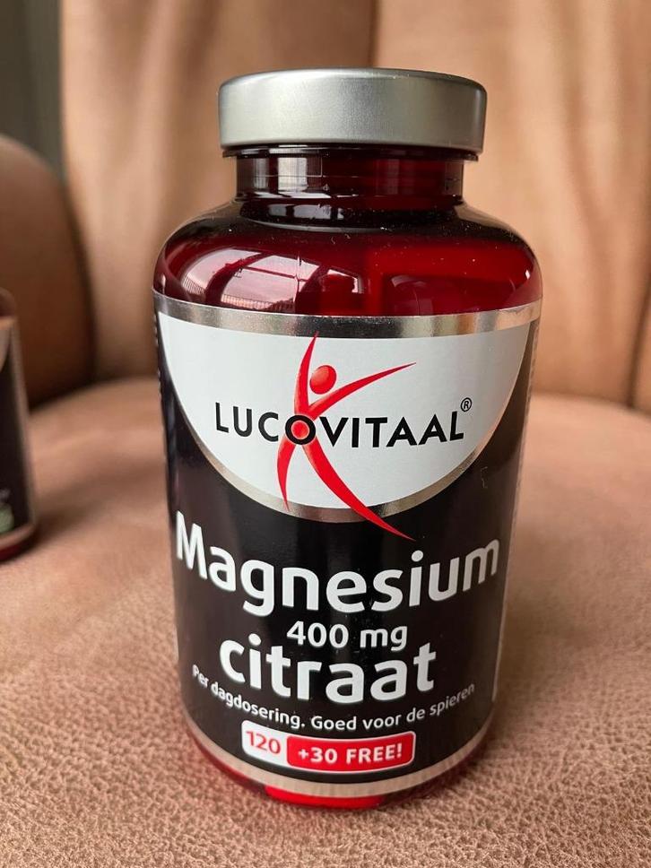 Lucovitaal  Magnesium  400 mg citraat,  150 tabletten, Sport en Fitness, Gezondheidsproducten en Wellness, Nieuw, Overige typen