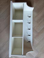 Kapstok wit, met 5 dubbele haakjes. Breedte 90cm, hoogte40cm, Huis en Inrichting, Kasten | Ladekasten, Ophalen, 50 tot 100 cm